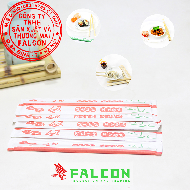 Đũa ăn 1 lần chất lượng đảm bảo công ty Falcon